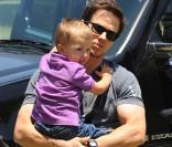 Mark Wahlberg et son petit Michael, 3 ans 