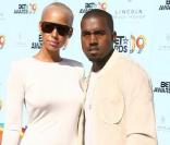 Le rappeur Kanye West et sa girlfriend Amber Rose