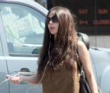 Oksana Grigorieva fait son supermarché à Los Angeles le 4 septembre 2009