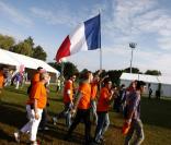 Des militants à l'Université d'été de l'UMP à Seignosse dans les landes (5 septembre 2009)