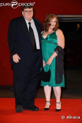 Michael Moore et sa femme Kathleen Glynn, à l'occasion de la présentation officielle de  Capitalism : A love story , lors de la 66e Mostra de Venise, le 6 spetembre 2009 !