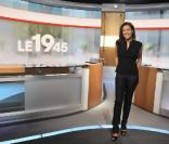 Claire Barsacq lors de son premier 19:45 sur M6, le 7/09/09