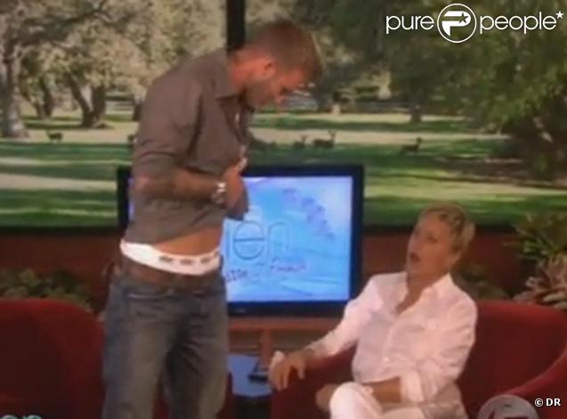 David Beckham en plein show chez Ellen DeGeneres