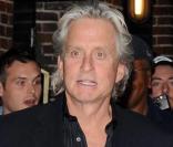 Michael Douglas à son arrivée pour le show de David Letterman