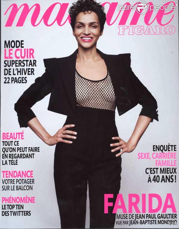 Farida Khelfa en couverture de Madame Figaro