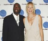 Sharon Stone et Antwone Fisher à la soirée Homeless not Toothless à Los Angeles le 10 septembre 2009
