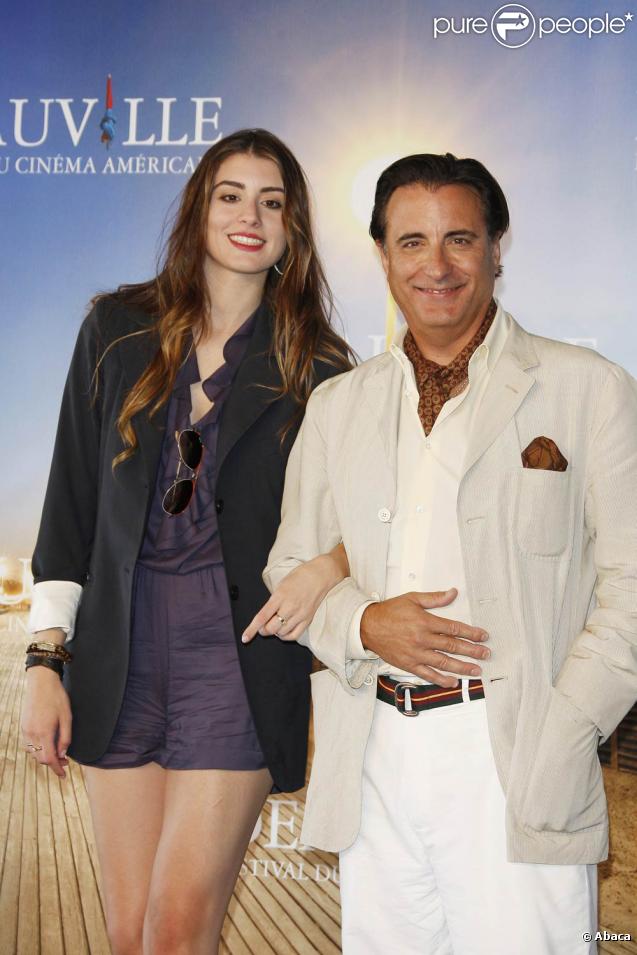 Andy Garcia et sa fille Dominik à Deauville le 11 septembre 2009 pour  City Island  
