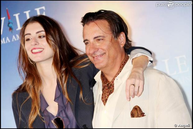 Andy Garcia et sa fille sont venus présenter à Deauville la comédie... familiale  City Island , le 10 septembre 2009