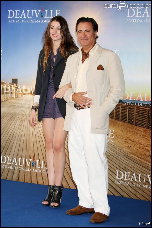 Andy Garcia et sa fille sont venus présenter à Deauville la comédie... familiale  City Island , le 10 septembre 2009