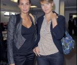 Judith Godrèche pose aux côtés d'Inès Sastre pour l'Aurel BGC Charity 2009.