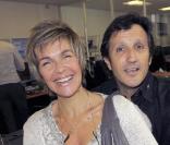 Véronique Jannot et Michel La Rosa, très complices.