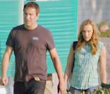 Toni Collette et John Corbett déjeunent entre deux scènes du tournage de United States of Tara à Los Angeles