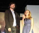 Scarlett Johansson et Pete Yorn présentent leur album  Break Up  au Bon Marché, le 11 09 09
