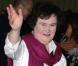 Susan Boyle arrive à l'aéroport LAX de Los Angeles, hier.