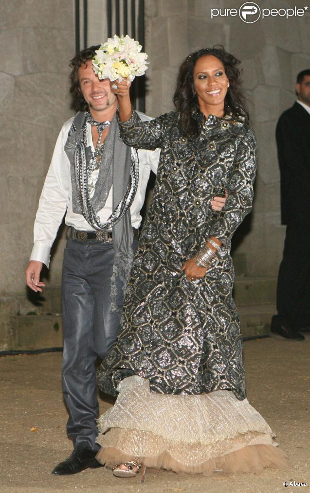 Mariage de Barbara Feltus et Arne Quinze, le 12 septembre 2009.
