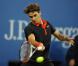 Roger Federer, vainqueur de sa demi-dinale à l'US Open, face à Novak Djokovic, à New York, le 13 septembre 2009 !