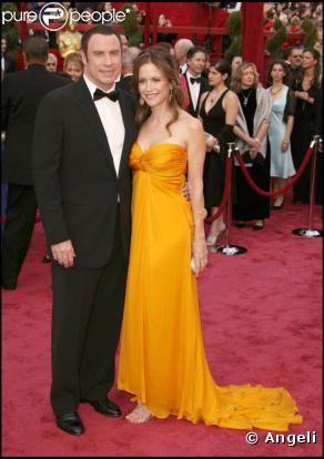 John Travolta et sa femme Kelly Preston