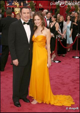 John Travolta et sa femme Kelly Preston