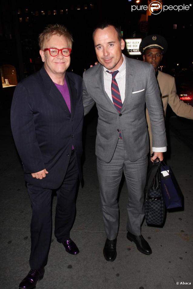 Elton John et David Furnish