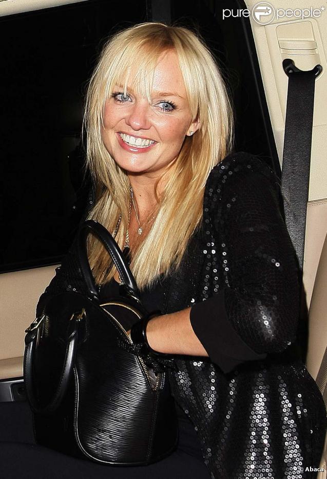 Geri Halliwell et ses copines les Spice Girls vont diner au restaurant Palm à Londres le 17 septembre 2009