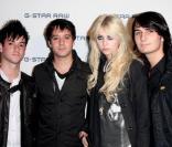 Taylor Momsen et son groupe The Reckless au défilé G-Star Raw lors de la Fashion Week de New York, le 15 septembre 2009