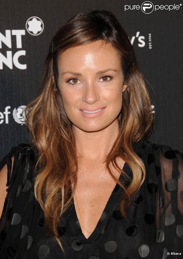 Catt Sadler pose lors de la soirée de charité organisée par Montblanc à l'Hôtel Regent Beverly Wilshire de Los Angeles le 17 septembre 2009