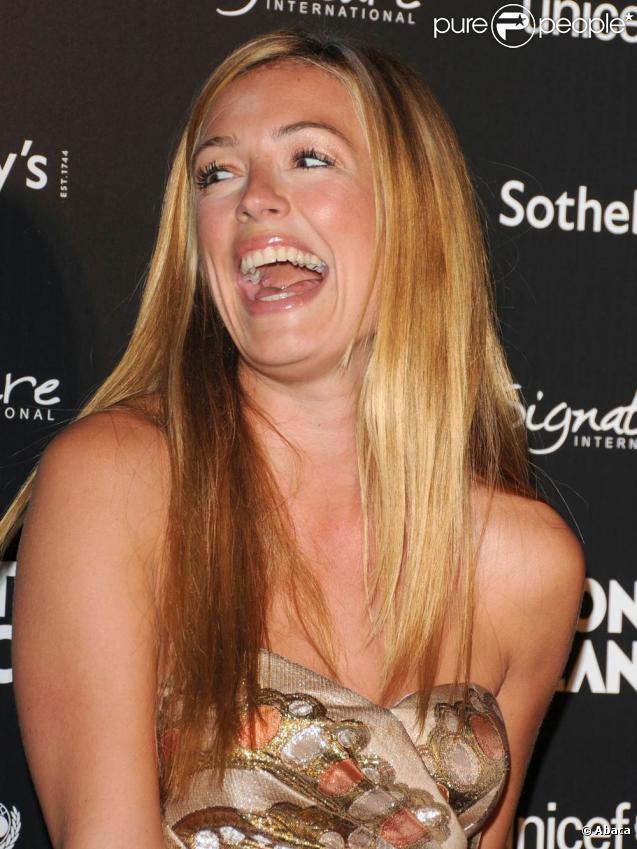 Cat Deeley pose lors de la soirée de charité organisée par Montblanc à l'Hôtel Regent Beverly Wilshire de Los Angeles le 17 septembre 2009