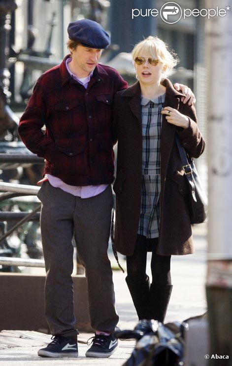 Michelle Williams et Spike Jonze en octobre 2008 