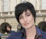 Erin O'Connor au défilé Red Label de Vivienne Westwood, le 20 septembre 2009