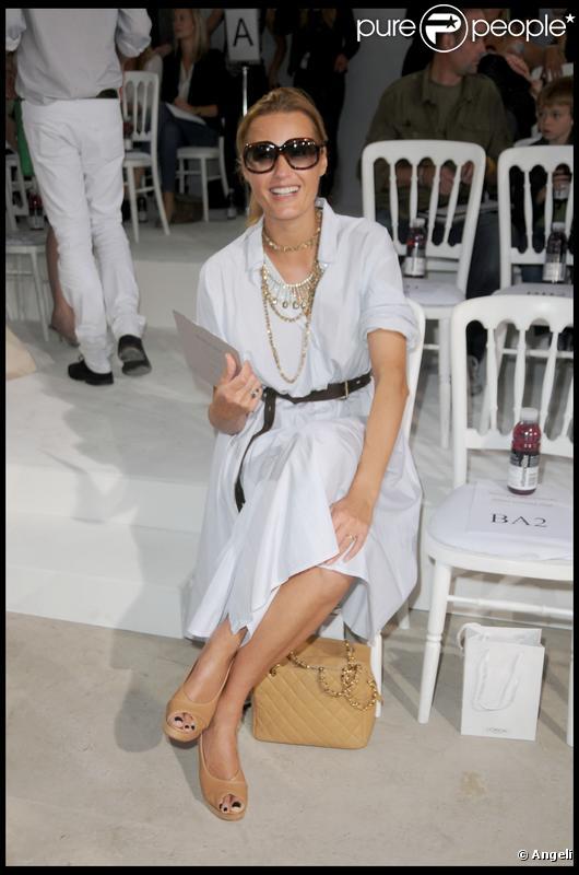 Yasmin Le Bon au défilé Red Label de Vivienne Westwood, le 20 septembre 2009