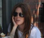 Julianne Moore et son mari au restaurant Tartine à New York, septembre 2009 