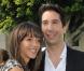 David Schwimmer et sa compagne. Finalement le paléontologue a trouvé une petite amie... Et ce n'est pas un fossile !