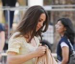 Kate Middleton, la petite amie du Prince William, sort de chez le coiffeur des stars Richard Ward à Chelsea, Londres, le 26 septembre 2009