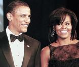 Barack et Michelle Obama lors du d'une cérémonie à Phoenix le 26/09/09
