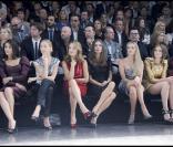 Un premier rang bien garni au défilé Dolce & Gabbana à Milan, le 27 septembre 2009