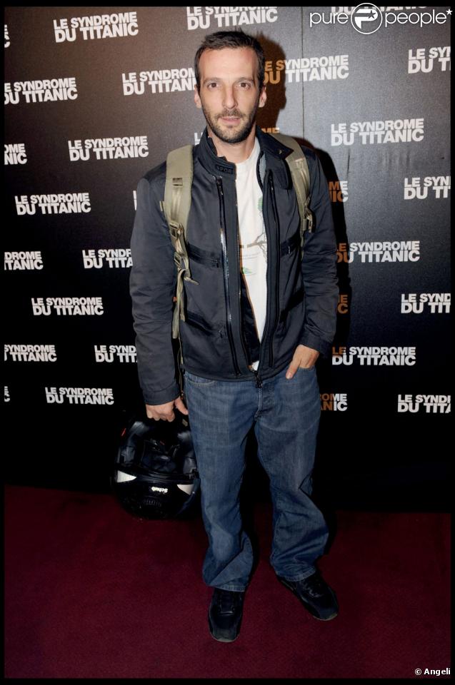 Mathieu Kassovitz lors de la projection du Syndrome du Titanic à Paris le 28 septembre 2009
