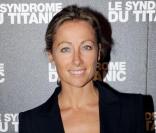 Anne-Sophie Lapix lors de la projection du Syndrome du Titanic à Paris le 28 septembre 2009