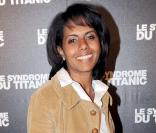Audrey Pulvar lors de la projection du Syndrome du Titanic à Paris le 28 septembre 2009