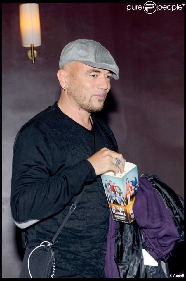Pascal Obispo lors de la projection du Syndrome du Titanic à Paris le 28 septembre 2009