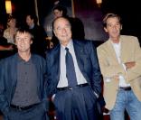 Nicolas Hulot, Jacques Chirac et Jean-Albert Lièvre lors de la projection du Syndrome du Titanic à Paris le 28 septembre 2009