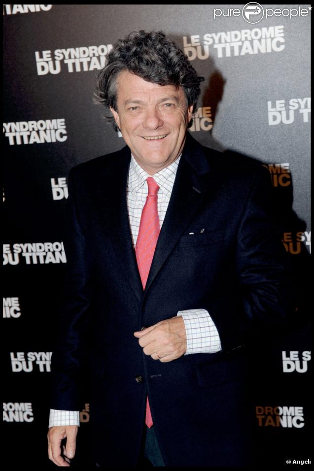 Jean-Louis Borloo lors de la projection du Syndrome du Titanic à Paris le 28 septembre 2009