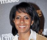 Audrey Pulvar lors de la projection du Syndrome du Titanic à Paris le 28 septembre 2009