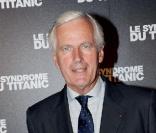Michel Barnier lors de la projection du Syndrome du Titanic à Paris le 28 septembre 2009