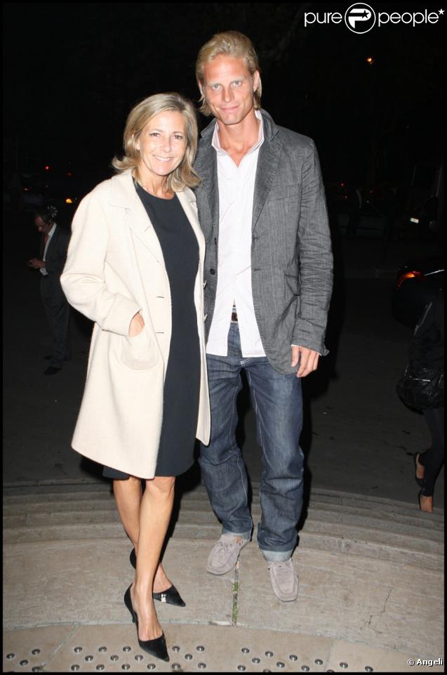 Claire chazal et Arnaud Lemaire au Palais de Tokyo pour assister à l'exposition 