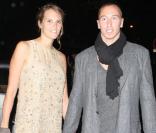 Laure Manaudou et Frédérick Bousquet au Palais de Tokyo pour assister à l'exposition 