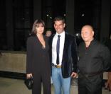 Monica Bellucci et Tyen au Palais de Tokyo pour assister à l\'exposition Tyen, 30 ans de création, le 28/09/09