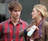 Blake Lively et Chace Crawford sur le tournage de  Gossip Girl  saison 3, à New York le 30 septembre 2009