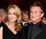 Sean Penn et son épouse Robin Wright avec qui il est en plein divorce...