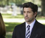 Dr Sheperd  à l'enterrement de O'Malley (saison 6 de Grey's Anatomy)