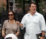 Chris Noth et sa fiancé Tara Wilson et leur nouveau-né Orion en  